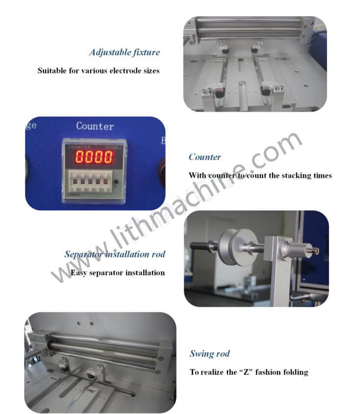 pouch cell stacking machine