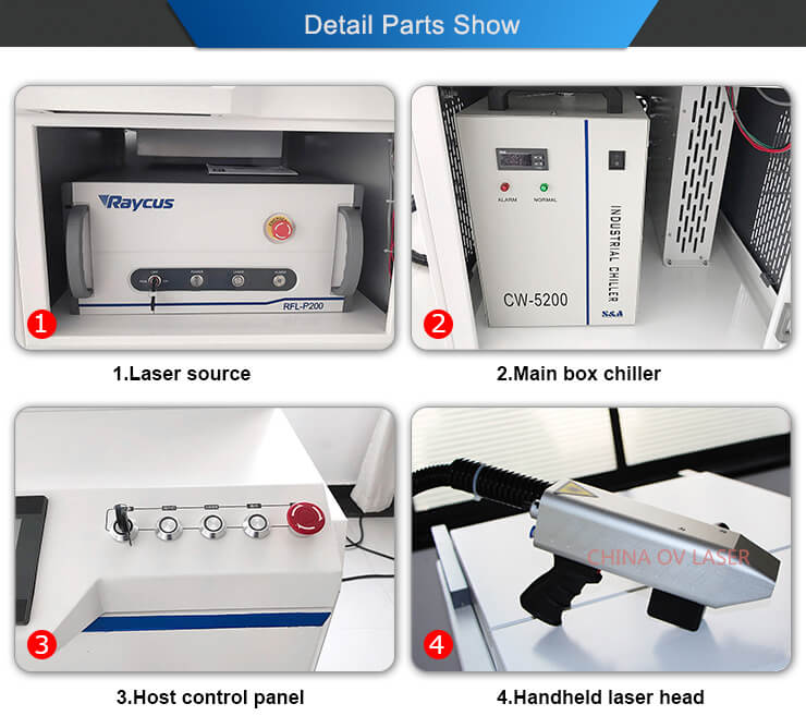 Laser Rust Removal Machine Cleanlaser Similar Tool Cleaning Painted Metal Alloys