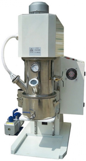 Laboratory Battery Electrode Vacuum Slurry Mixer Mixing Machine with Containers