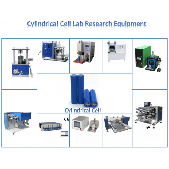 Cylindrical Cell Assembly Pilot Making Equipment Line For 18650 21700 26650 Preparation