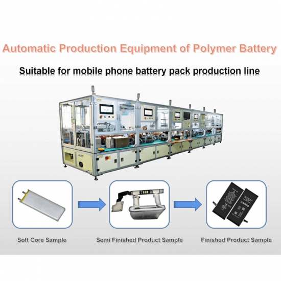 Mobile Phone Battery Pack Production Line Automatic Production Machine for Polymer Battery