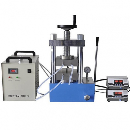 Manual Hydraulic Hot Press Machine With Double Heating Die 300C To 500C  Suppliers,Price Manual Hydraulic Hot Press Machine With Double Heating Die  300C To 500C For Sale