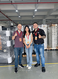 Lith Colombian Customers Visit Our Factory for a Tour of Battery Pack Assembly Line Equipment